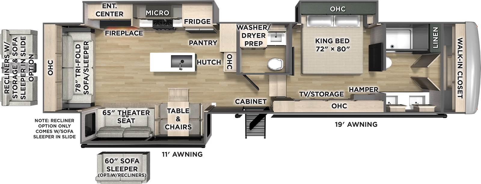 Puma Mesa 383RLH Floorplan